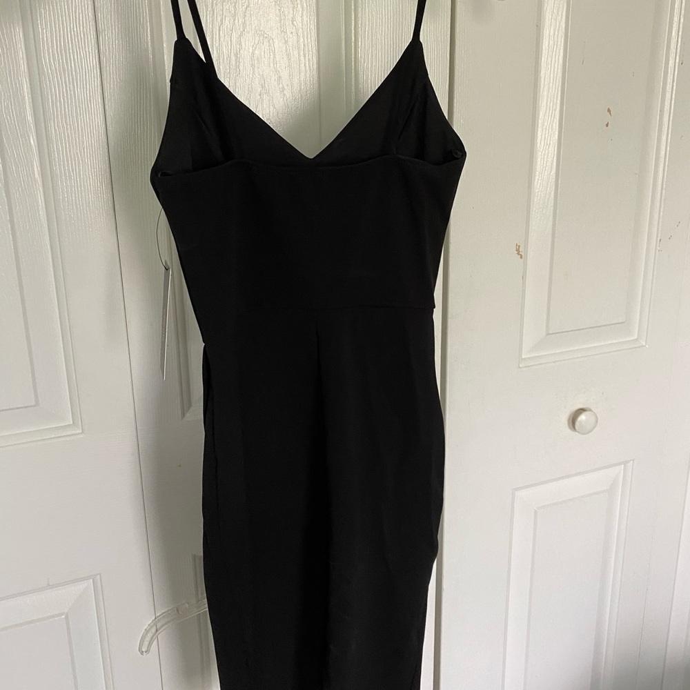 LuLu’s mini black body con dress NWT